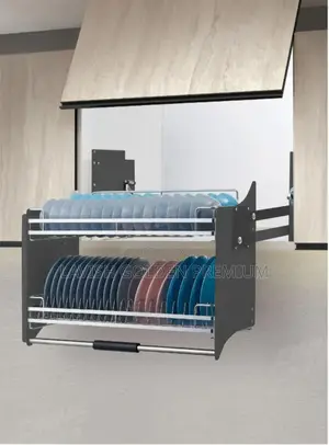 Stainless Pull-Down Plate Rack Elevator Basket