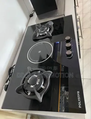 2+1 Polystar Built-in Gas Cooker Hob, 86cm by 51cm