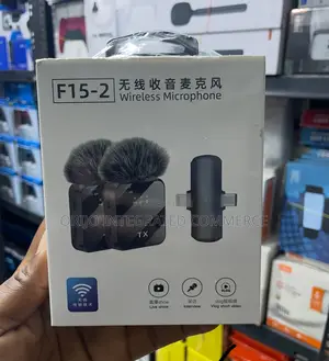 F15-2 Dual Wireless Microphone for iPhone and Type C Android