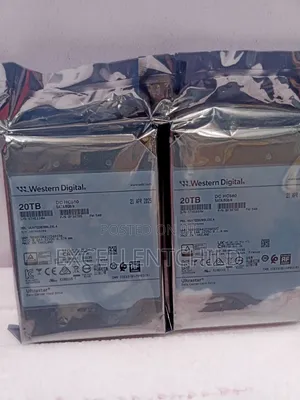 Wd 20tb Sata Hdd Data Centre For Surveillence .