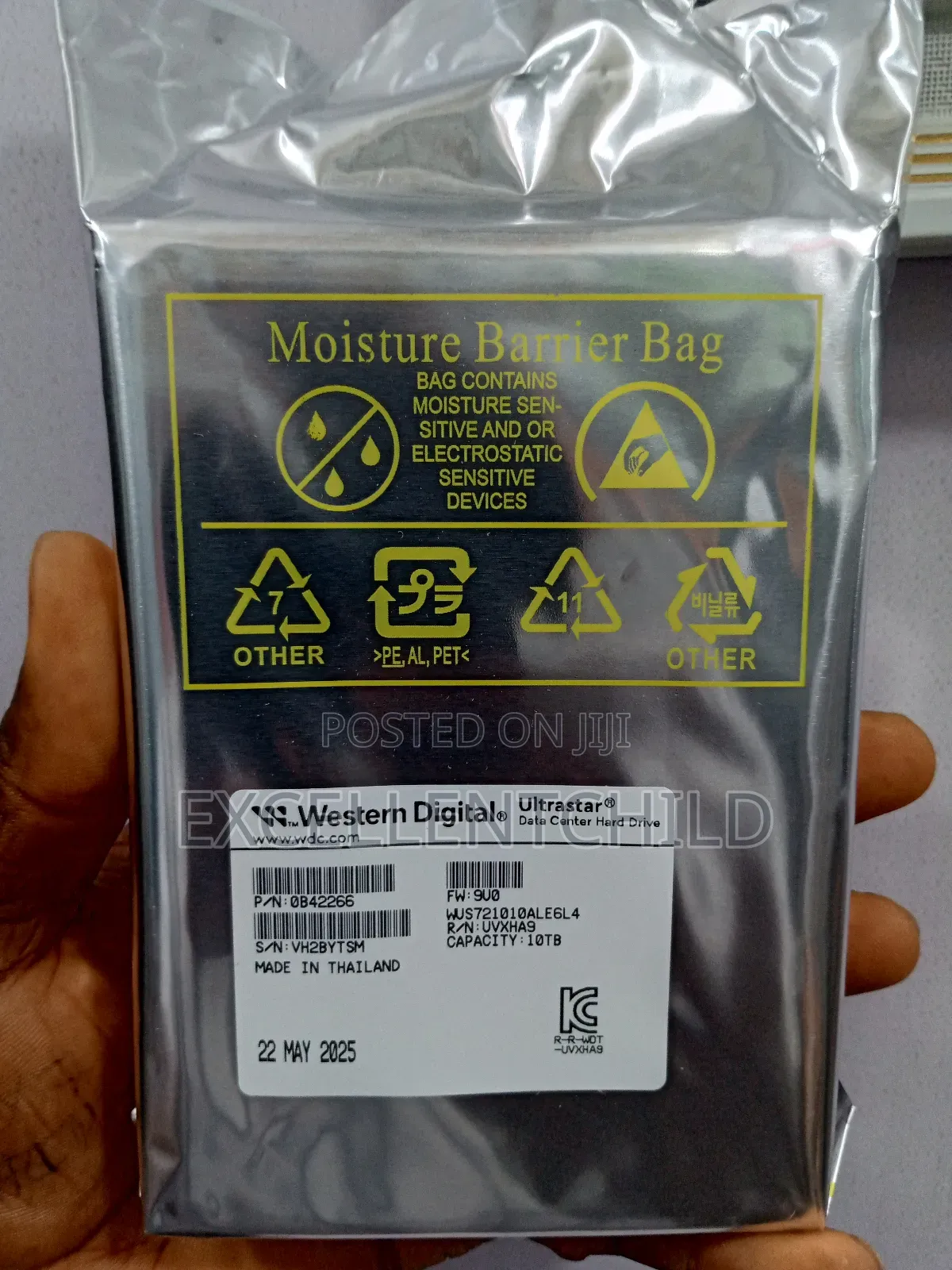 For Storage (10tb Wd Sata Desktop Hdd)