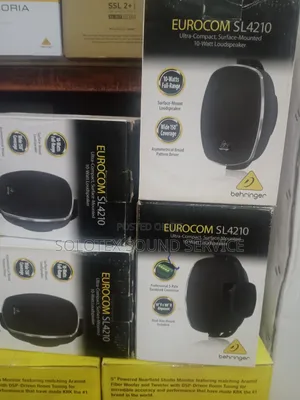 Quality Pair Behringer Eurocom Sl4210 Loud Speaker