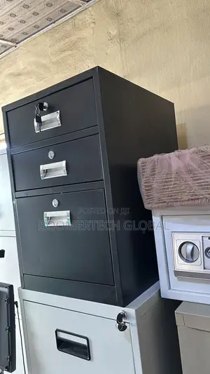 3 Step Metal Office Locker Drawer With Key Lock