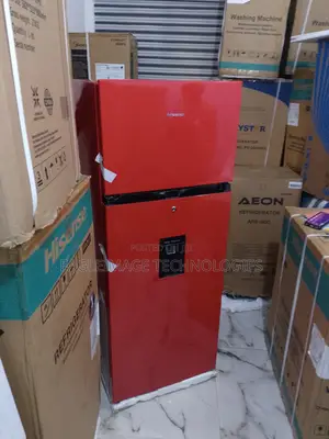 Premium Hisense 205l Red Fridge - Low Noise Fast Cooling