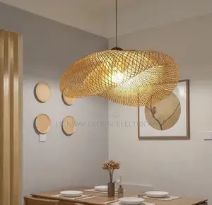 Handmade Bamboo Weaving Hanging Pendant