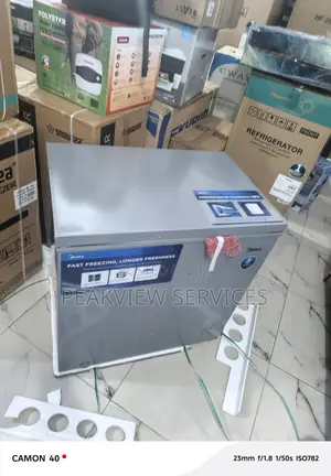 Midea Chest Freezer Mdrc277fzg43ngg — 200l Model, Steel Interior