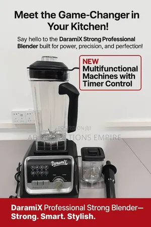 2in1 Professional Daramix Ice Crusher Digital Blender(2200watt)