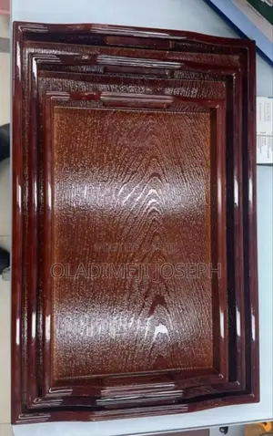 Quality 3in1 Luxury Vintage Deep Wood Bar/Hotel Food Serving Tray