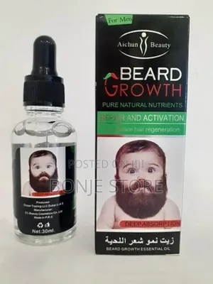 Beard Growth Natural Nutrients Oil - For Men