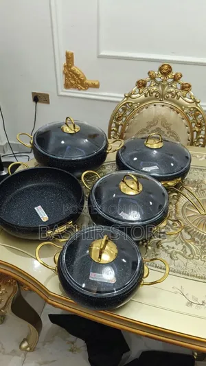 Ucc Life 9-Piece Granite Cookware Set