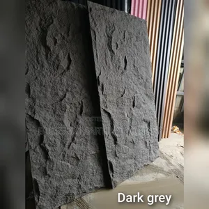 Dark Grey Pu Stone, Good for Interior Wall, Tv Console