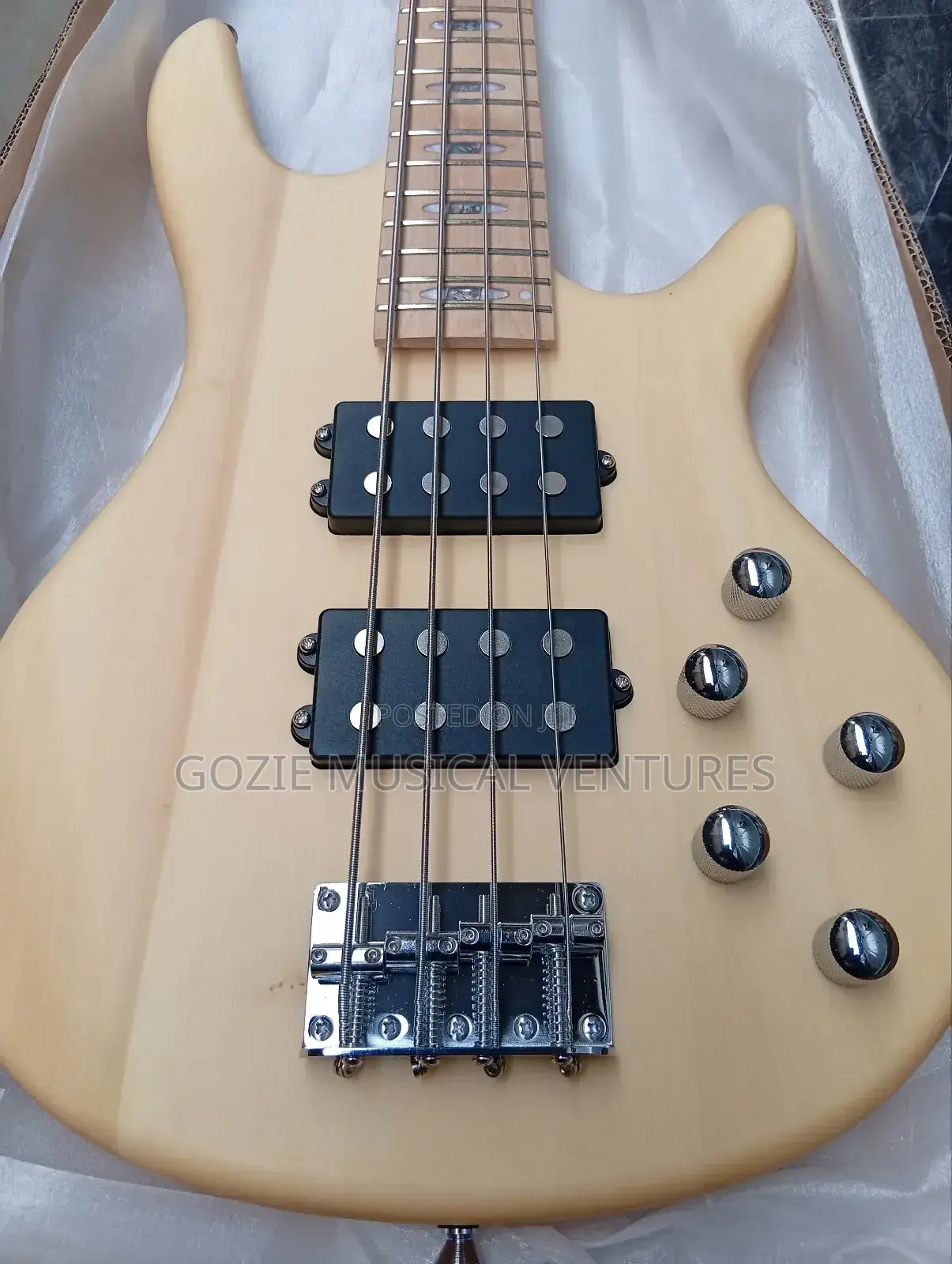 Four Strings Aivarez Passive Bass Guitar