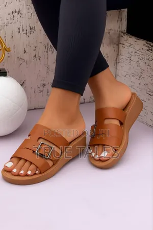 Real Leather Stock Slippers #Em