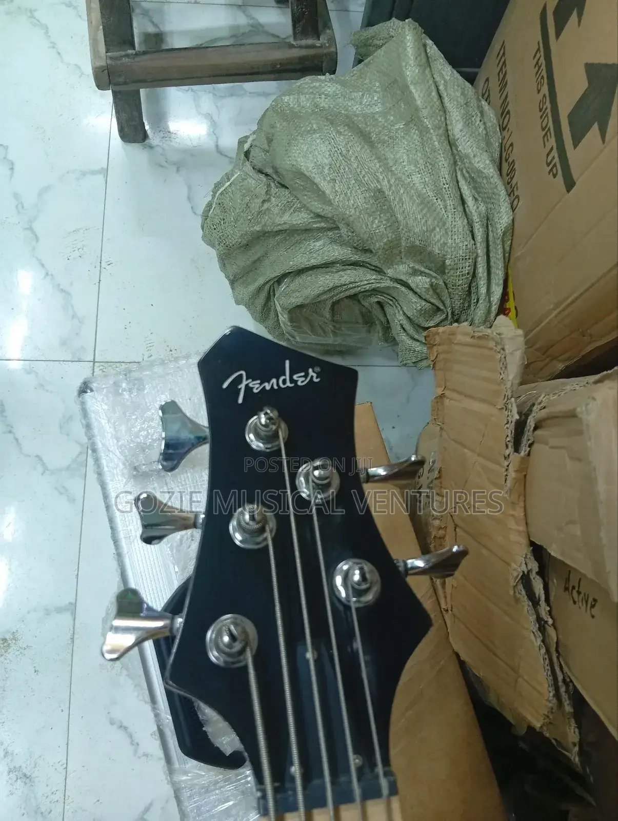 Five String Fender Active Guitar