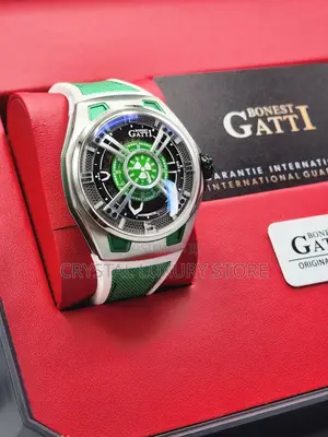 Bonest Gatti Quality Luxury Men Automatic Engine Wristwatch