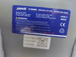 Jarrett 500w Portable Power Station – 2009wh Solar Generator