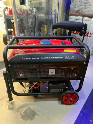 4/4.5kva Maxmech Ruiwudi Line Petrol Generator With 100% Copper Wire