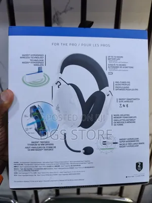 Razer Blackshark V2 Pro White Edition Wireless Headphone