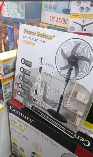 Power Deluxe Ac/Dc Standing Fan Inverter Fan
