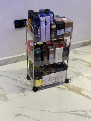 3-tier Acrylic Rolling Storage Cart