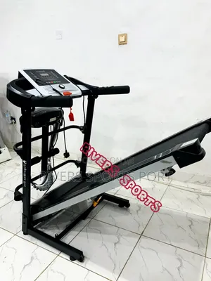 2hp Electric Fat Burner Treadmill With Massager Foldable Manual Inclin