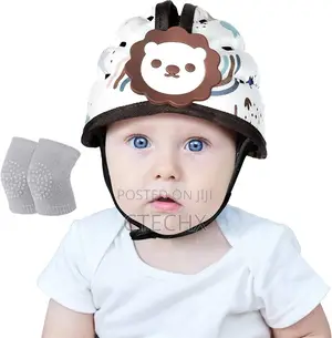 Orzbow Baby Breathable Safety Helmet With Kneepads For Crawling