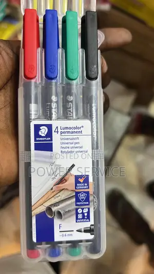 4 Lumocolor Permanent Marker Pen Fine Point Universal Pens Paint Be