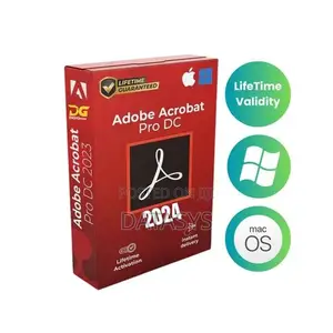Adobe Acrobat Pro Dc for Mac and Windows - (2025 Edition)