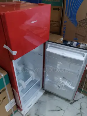 Affordable Hisense 205drb Top Mount Fridge With Water Dispenser - Red
