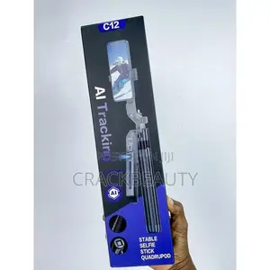 Monopod C12 Ai Face Tracking Selfie Stick Tripod