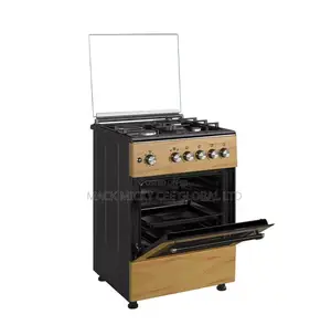Maxi Gas Cooker 60x60 Cm (3+1) Burners Igl Wood (Tr)