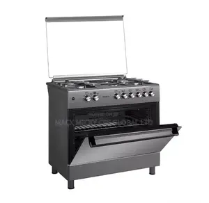 Maxi Gas Cooker 60x90 Cm (4+2) Burners Matte Inox (Tr)