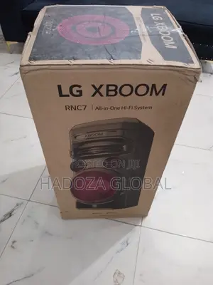 The Lg Xboom Rnc7 With Lighting And Deep Bass