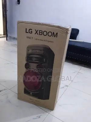 Home Entertainment Setup Featuring Lg Xboom Rnc7