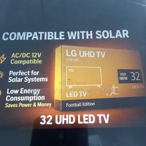 32 Inches Smart Tv With Building Showcasing