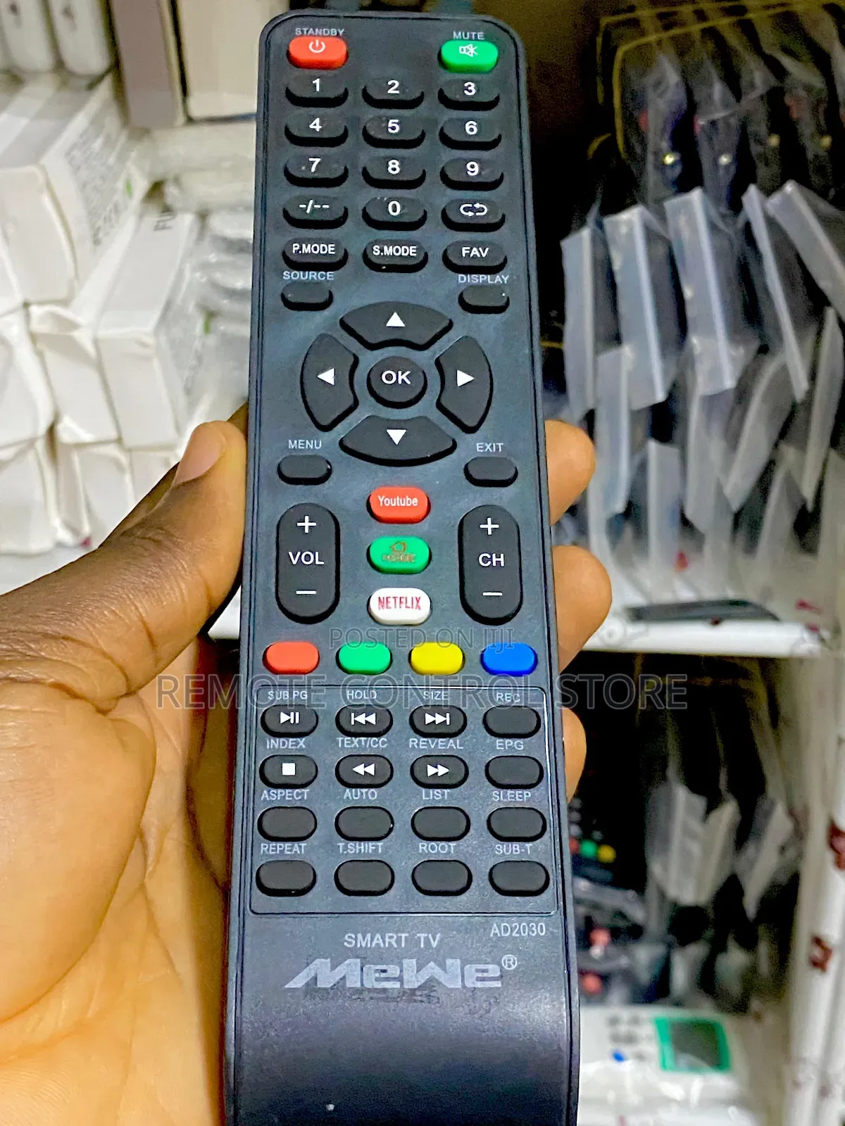 Remote Control for Mewe Smart Tv