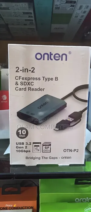Onten Otn-P2 2 in 2 Cfexpress Card Reader