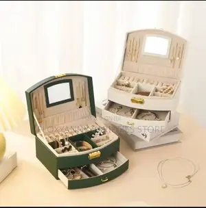 Luxury Two-Layer Drawer Jewelry Storage Box