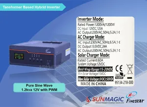 1.2kva Hybrid Transformer Base Sunmagic