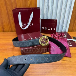 Original Gucci Leather Belts Available in Store