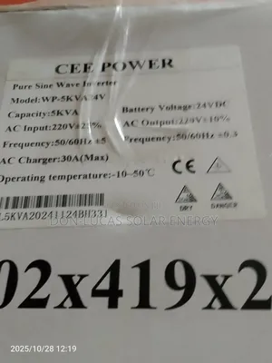 Cee Power Inverter 5kva 24v