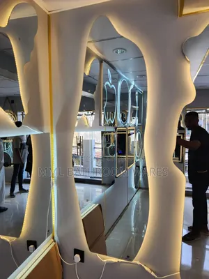 Amoeba Irregular Shape Led Mirrors Size :150cm