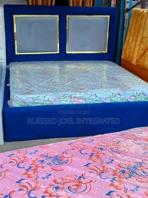 Blue Frame With Mattress
