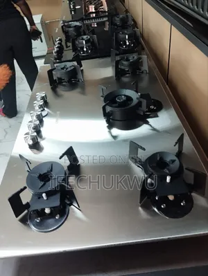 Original Yohako Turkey Design Built-in 5 Burners Flips Up Gas Cooker