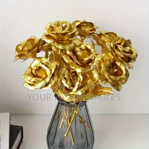 Golden Roses Flowers