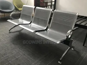 3-Seater Metal Waiting Chair