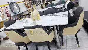 Rectangular Mable Dinning Table