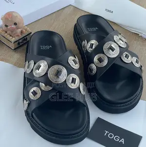 Embellished Leather Slip-On