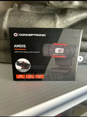 Conceptronic Amdis06b Webcam Amdis 1080p Hd Webcam + Microphone Black