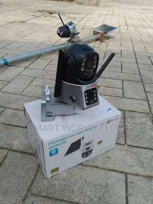Dual Lens PTZ Surveillance Solar Camera With 4g
